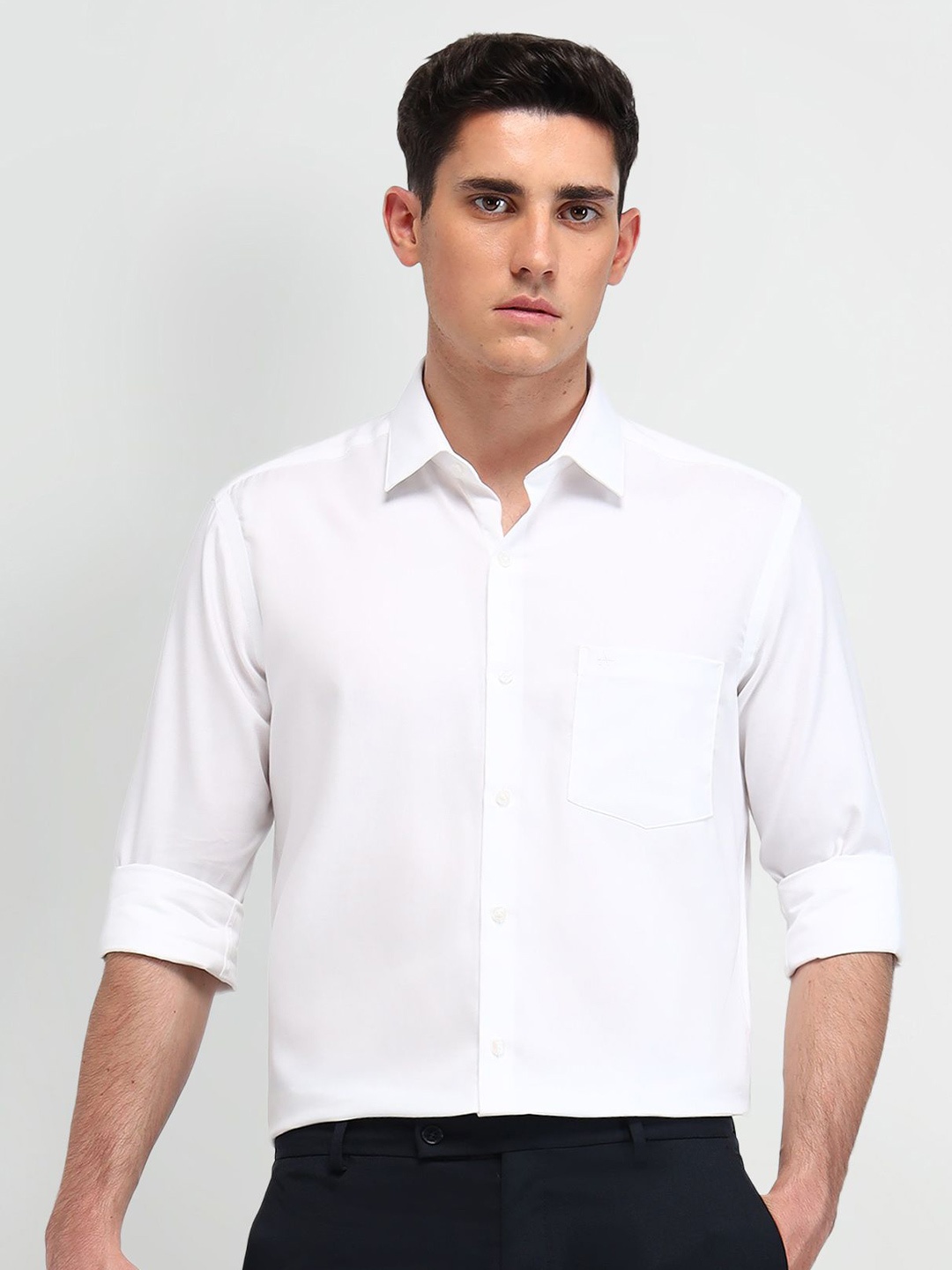 

Arrow Men Smart Slim Fit Opaque Formal Shirt, White