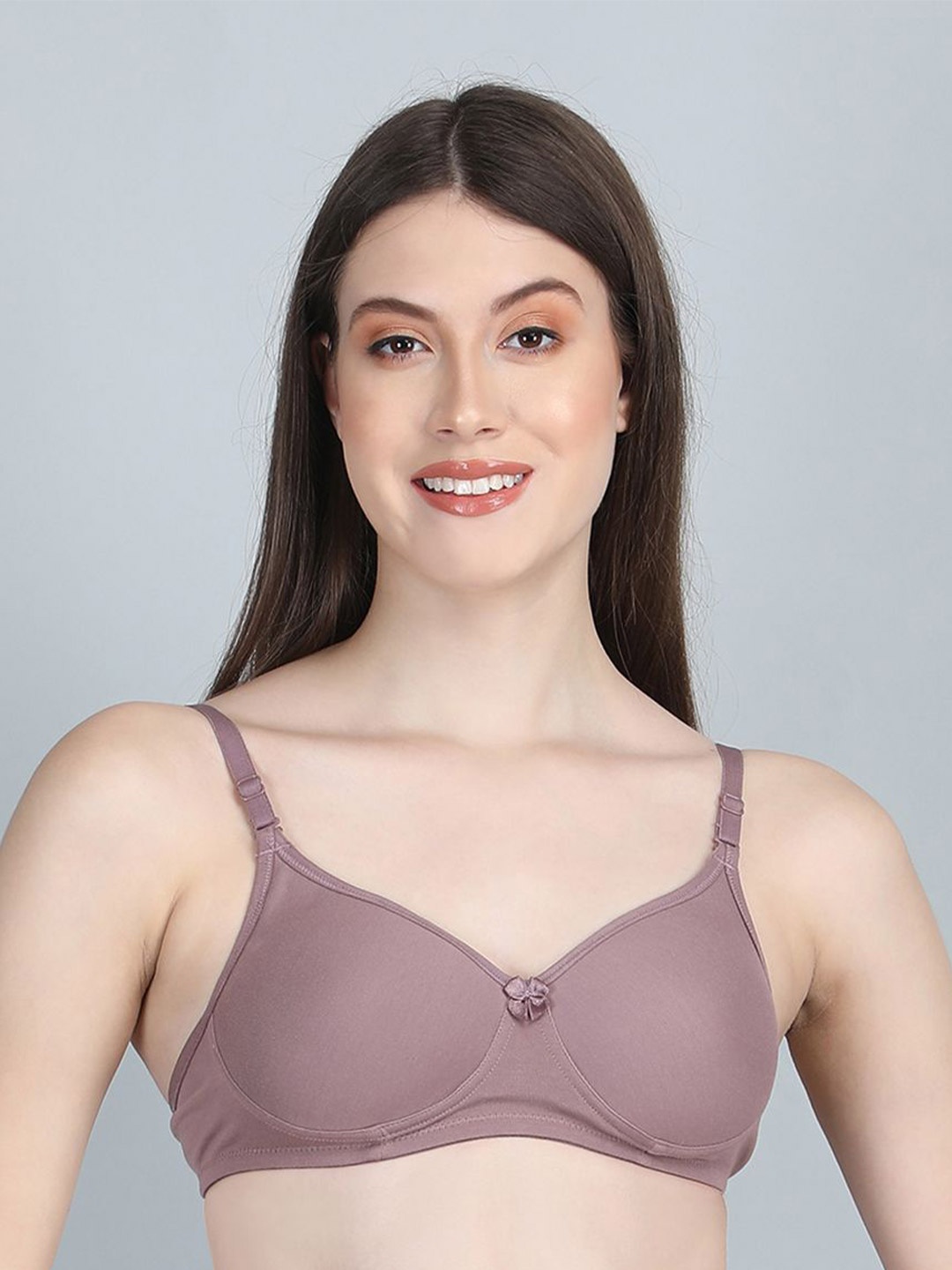 

Nakshu Women Full Coverage Lightly Padded Push-Up Bra, Purple