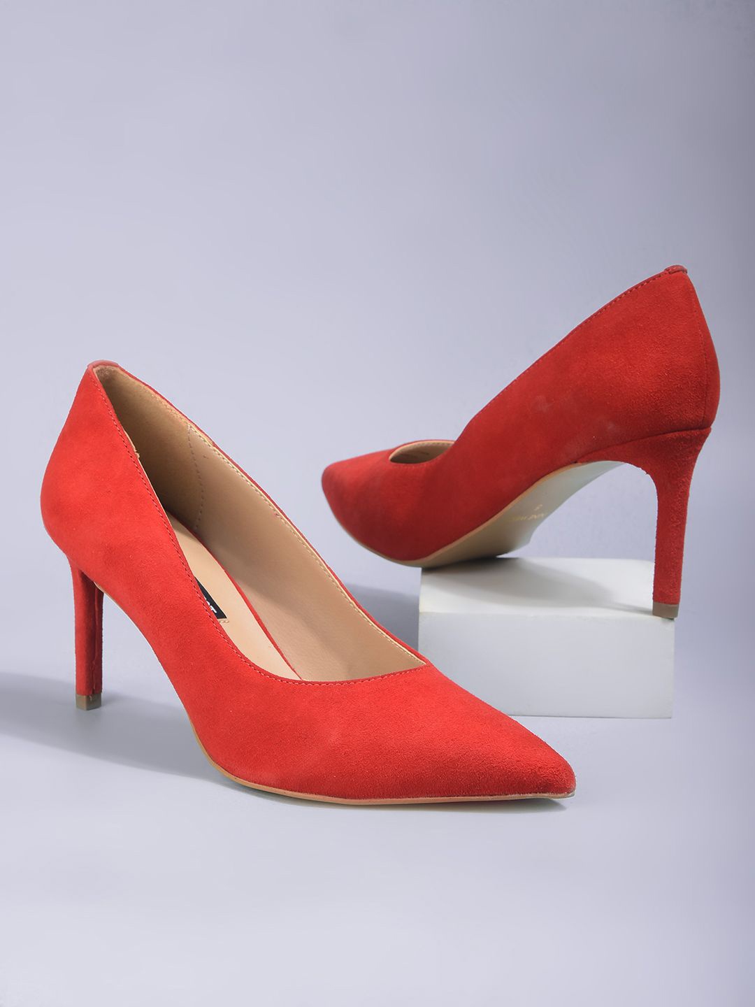 

Nine West Women Pointed Toe Stiletto Sandals, Red
