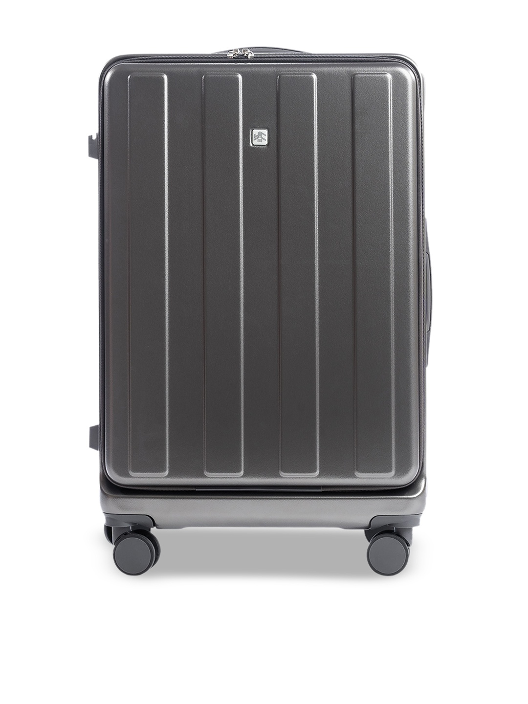 

PYB Women Hard Sided Cabin Trolly Suitcase, Grey