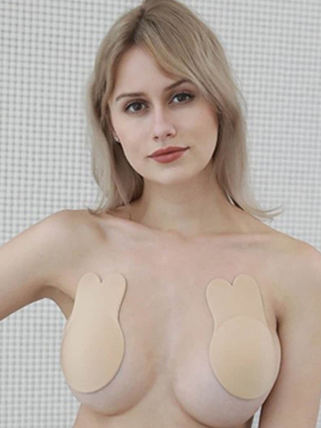 

Xivir Women Padded Reusable Pushup Breast Lift Stick-On Lingerie accessories, Beige