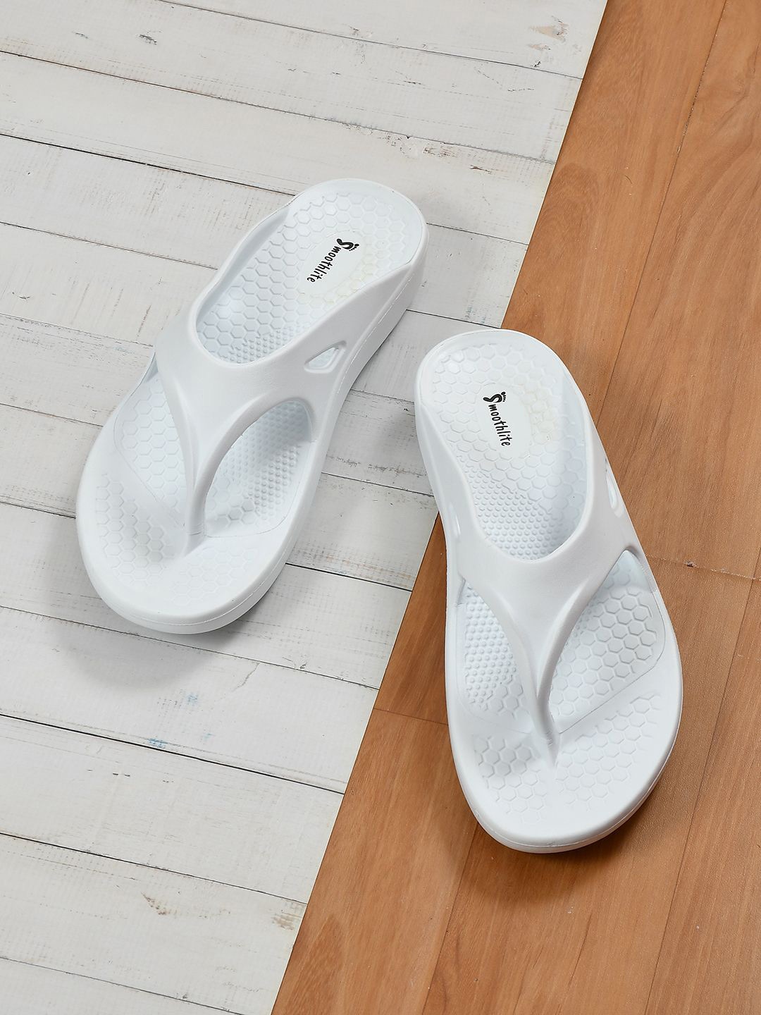 

Smoothlite Men Thong Flip-Flops, White