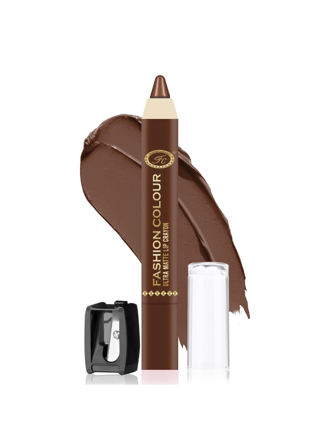 

Fashion Colour Lip Crayon Lipstick, 24 Cocoa Bean 2.8gm, Na