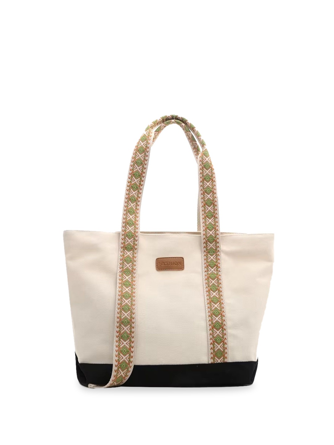 

StyleCast Beige Structured Tote Bag