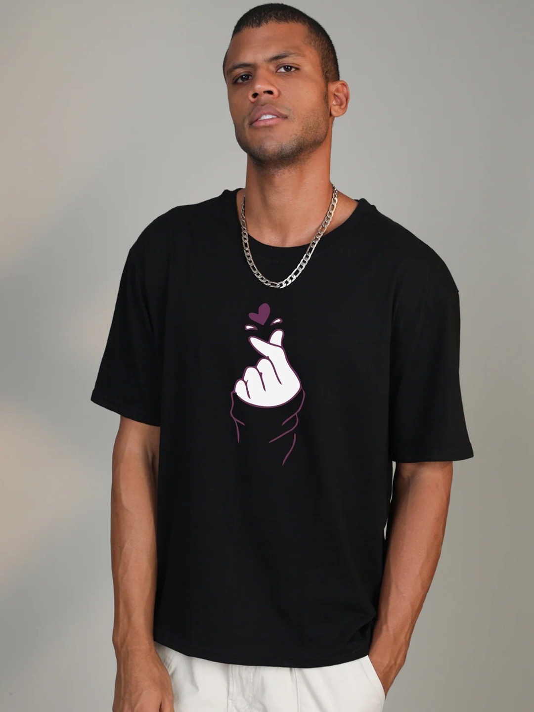 

BOTNIA Unisex Printed T-shirt, Black