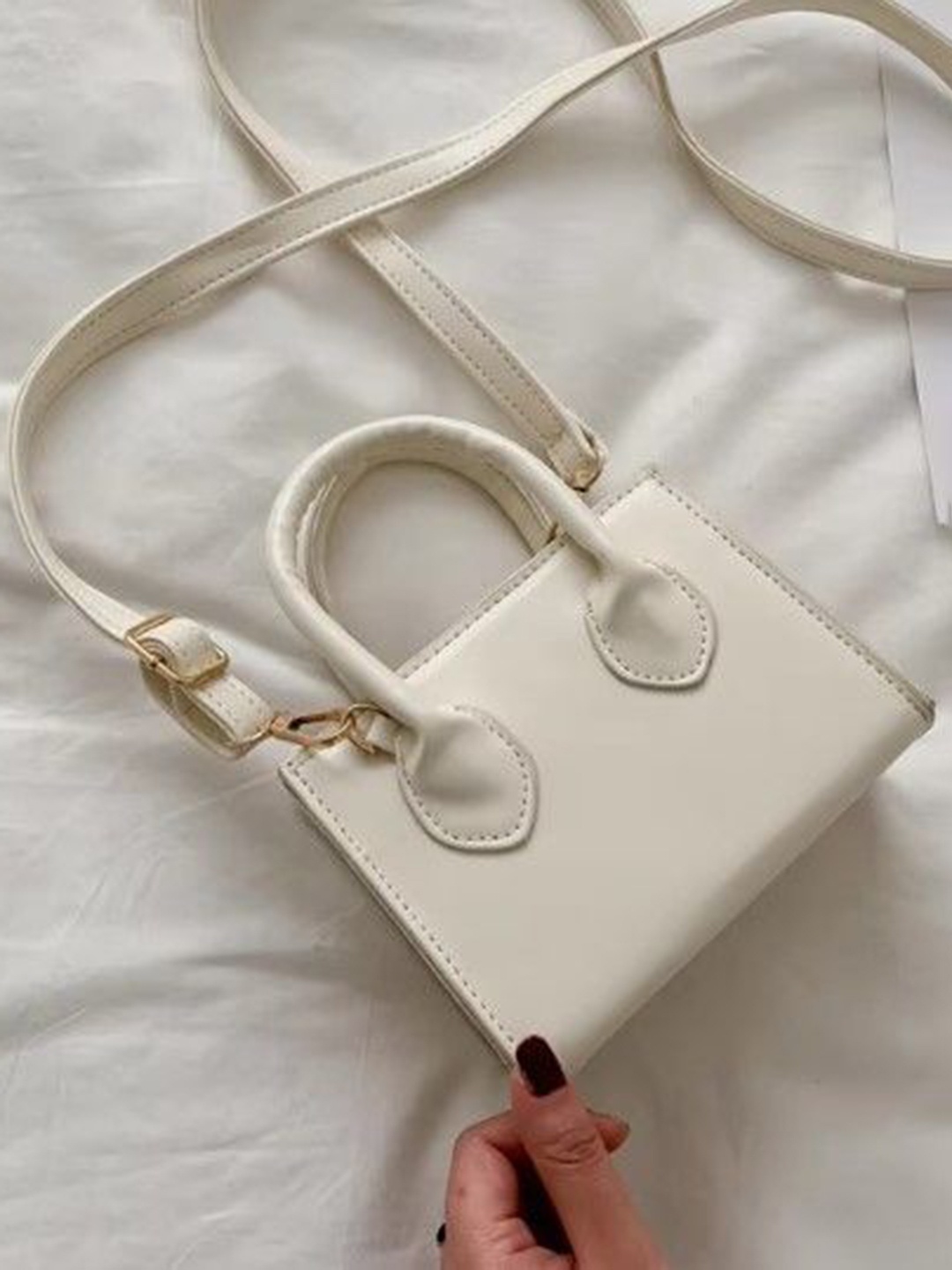 

StyleCast Shopper Handheld Bag, White
