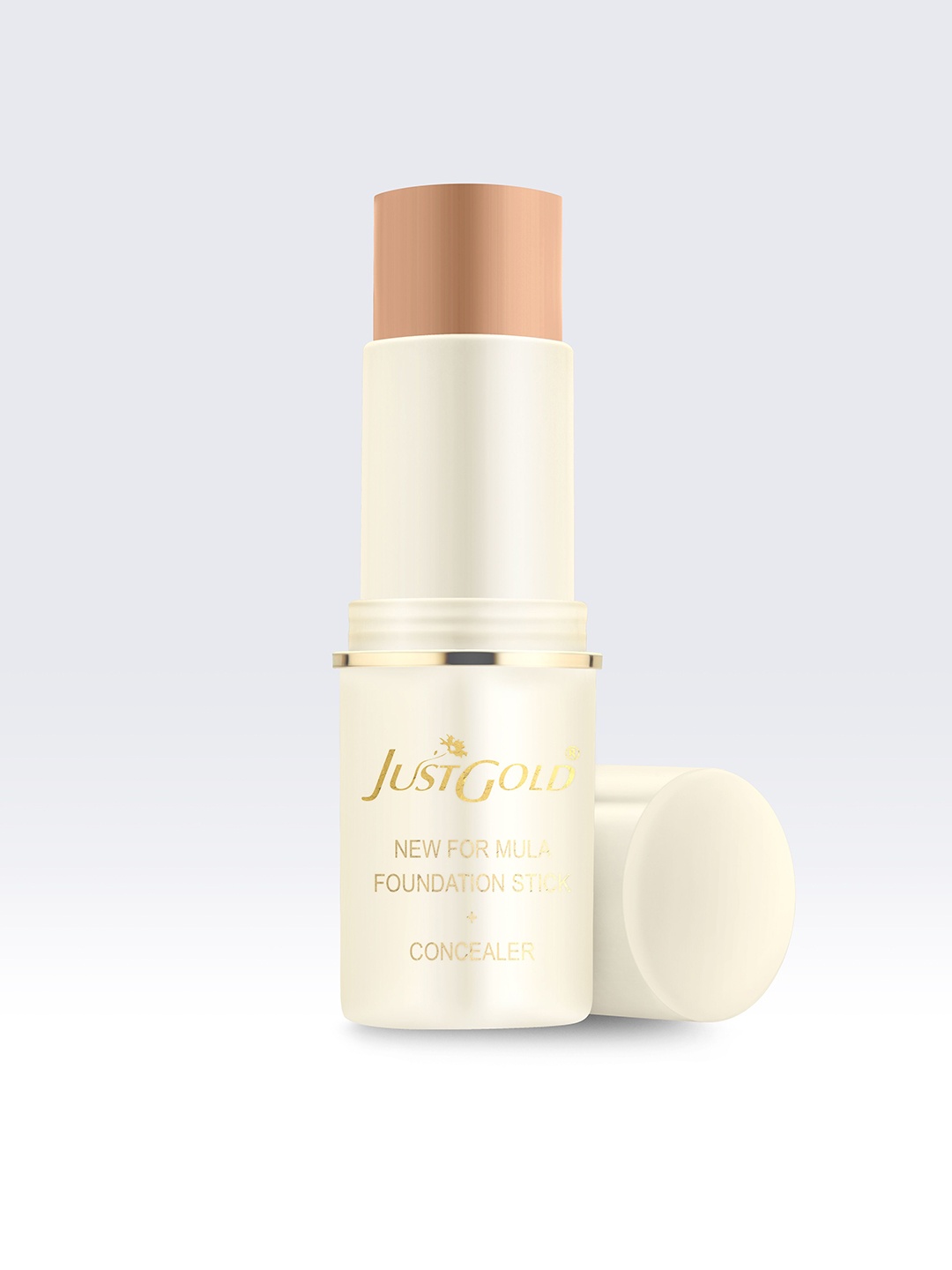 

JUSTGOLD New Formula Lightweight Foundation Stick & Concealer-18g - Camel Brown
