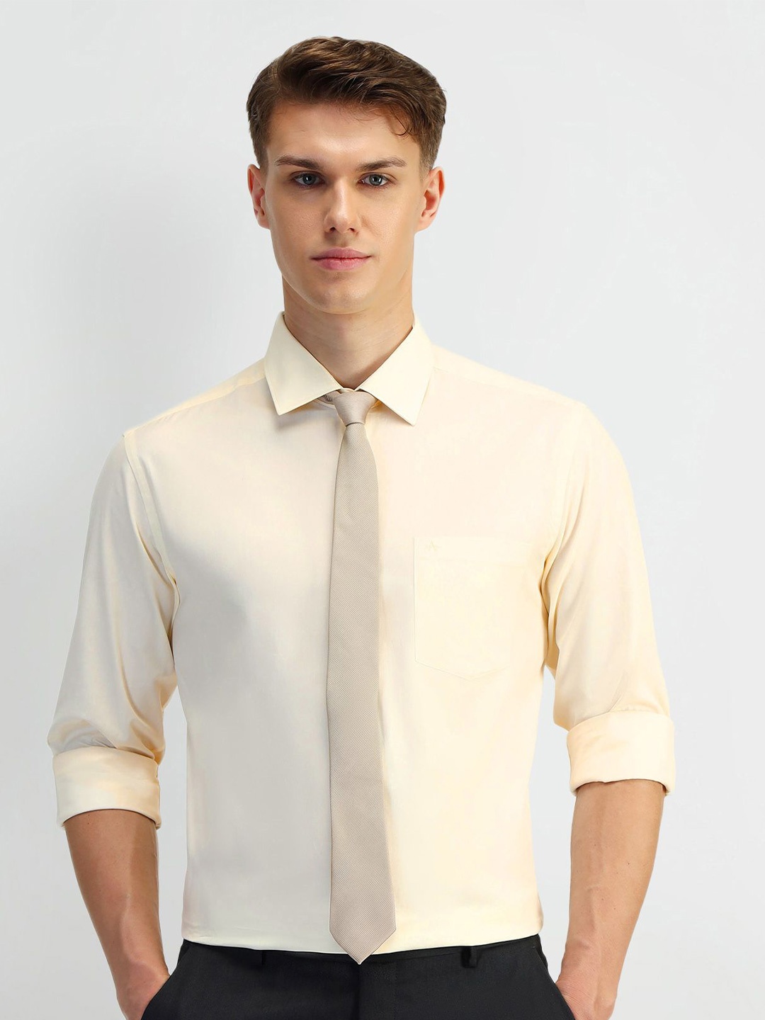 

Arrow Men Smart Slim Fit Opaque Formal Shirt, White