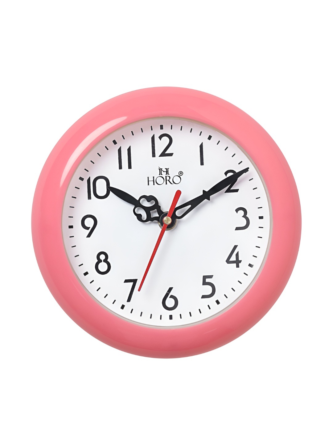 

Horo Pink & White Printed Contemporary Analogue Round Shaped Wall Clock