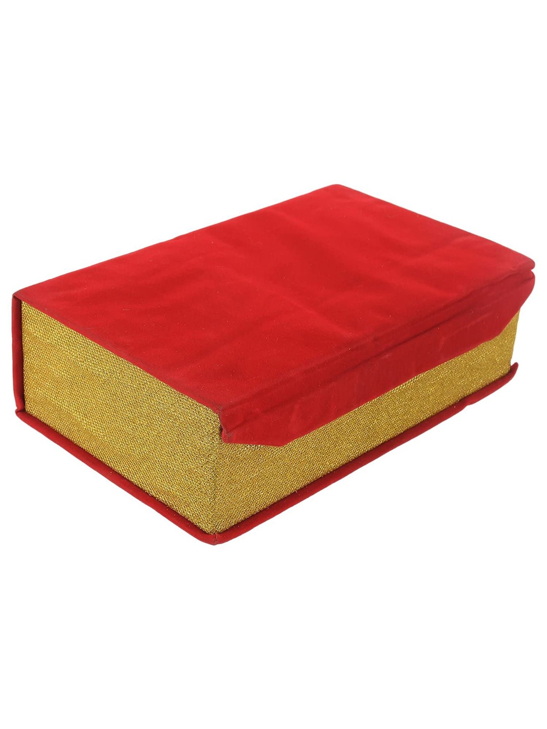 

Kuber Industries Red Velvet Coated Wooden Jewellery Organisers