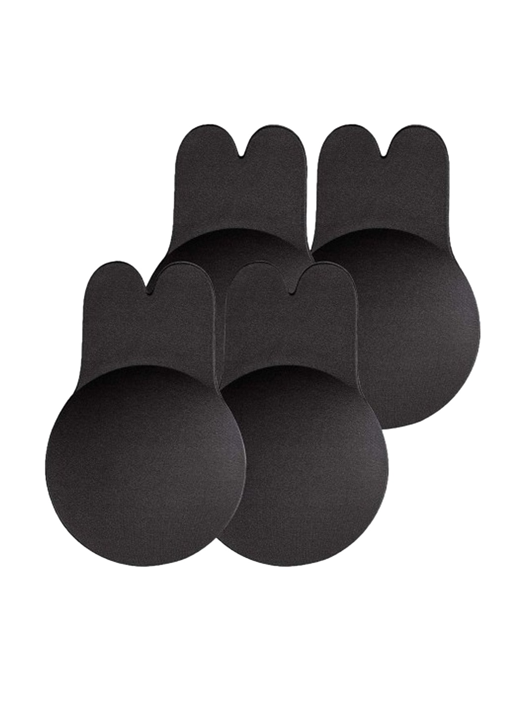 

Xivir Women Set Of 2 Reusable Stick-On Lingerie accessories, Black