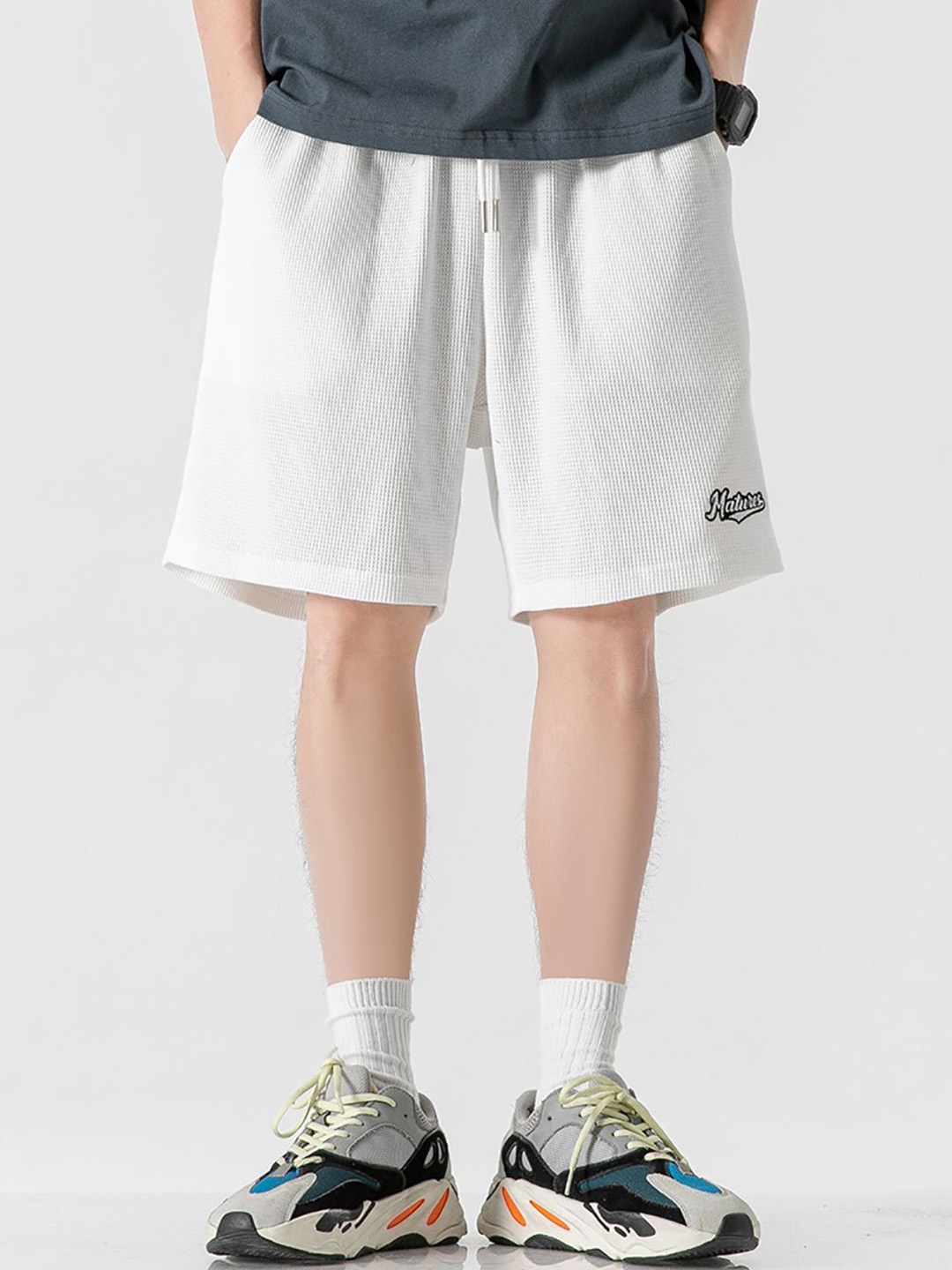 

StyleCast x Revolte Men Mid-Rise Outdoor Shorts, White