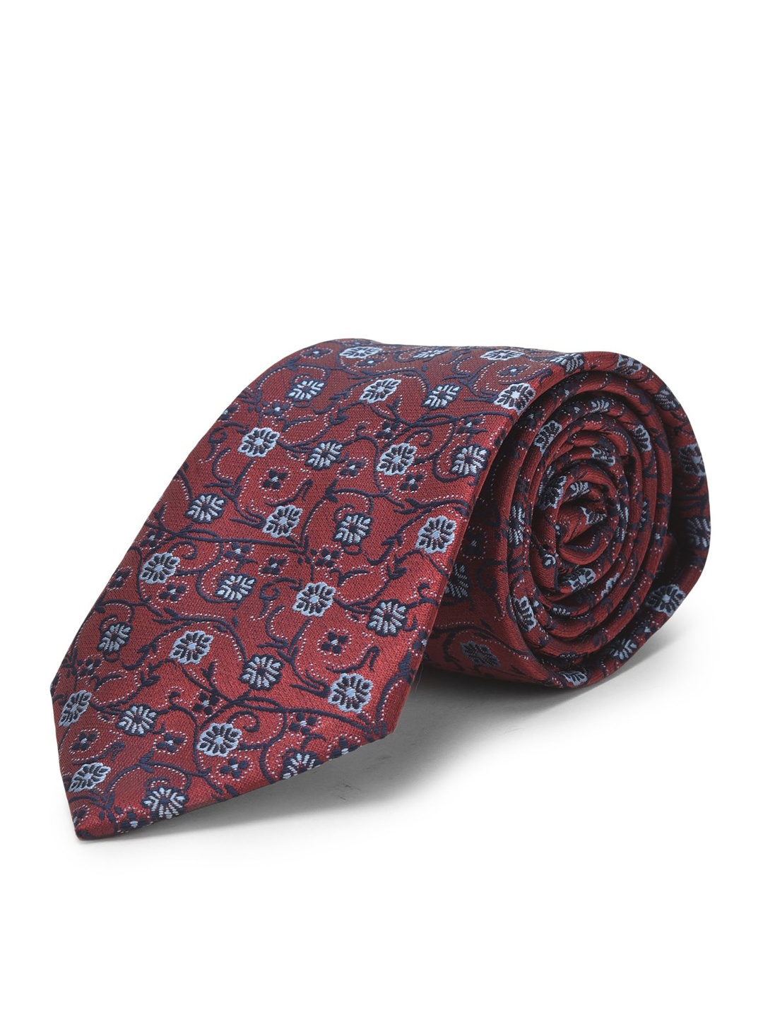 

Cazzano Men Printed Broad Tie, Maroon