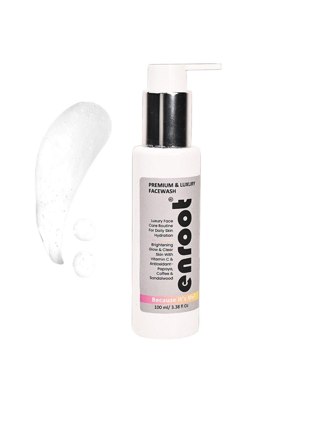 

Enroot Premium & Luxury Facewash With Orange - 100 ml, Grey