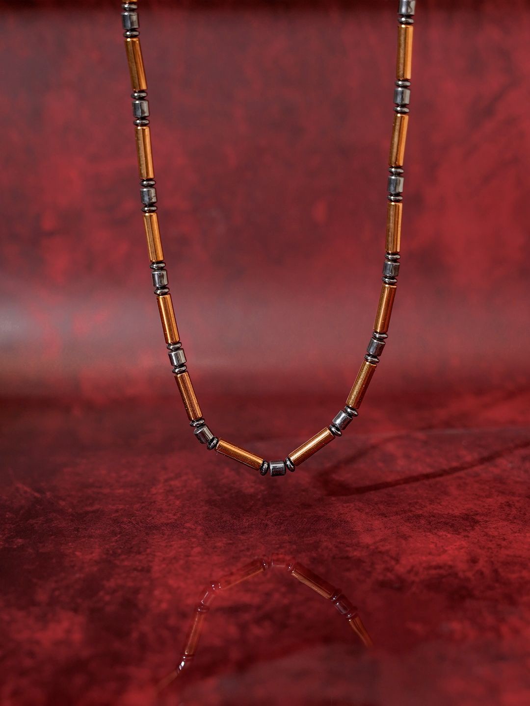 

SWASHAA Men Silver-Plated Minimal Chain