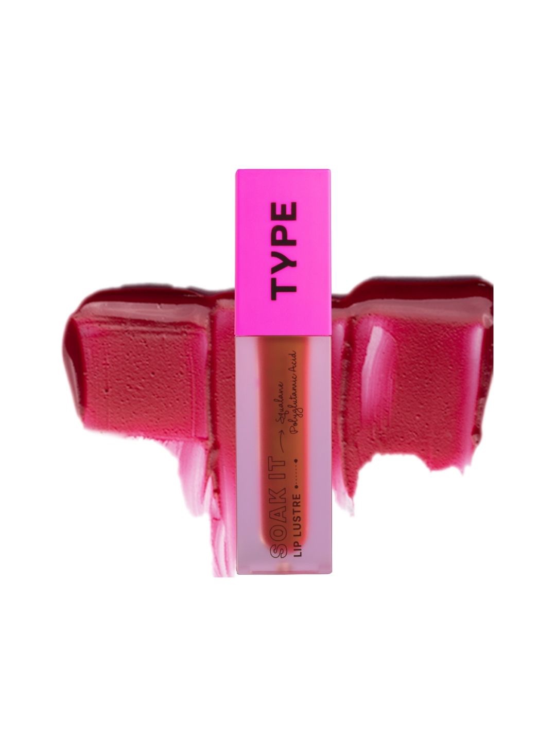 

TYPE BEAUTY INC Soak It Lip Gloss Infused With Squalene - 4 ml - Stun Gun 401, Red