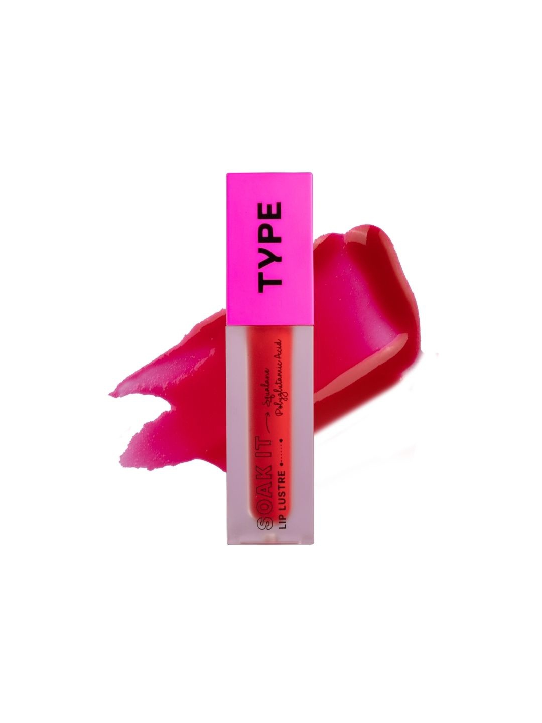 

TYPE BEAUTY INC Soak It Lip Gloss Infused With Squalene - 4 ml - Salty 403, Red