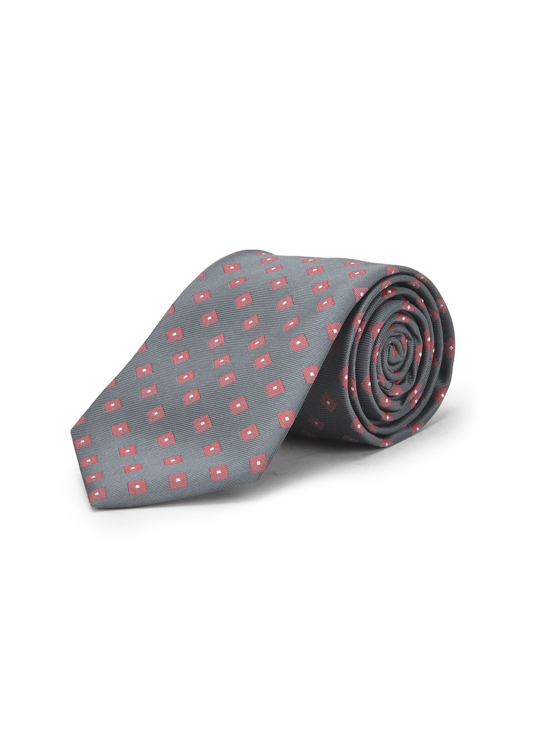 

Cazzano Men Printed Broad Tie, Grey