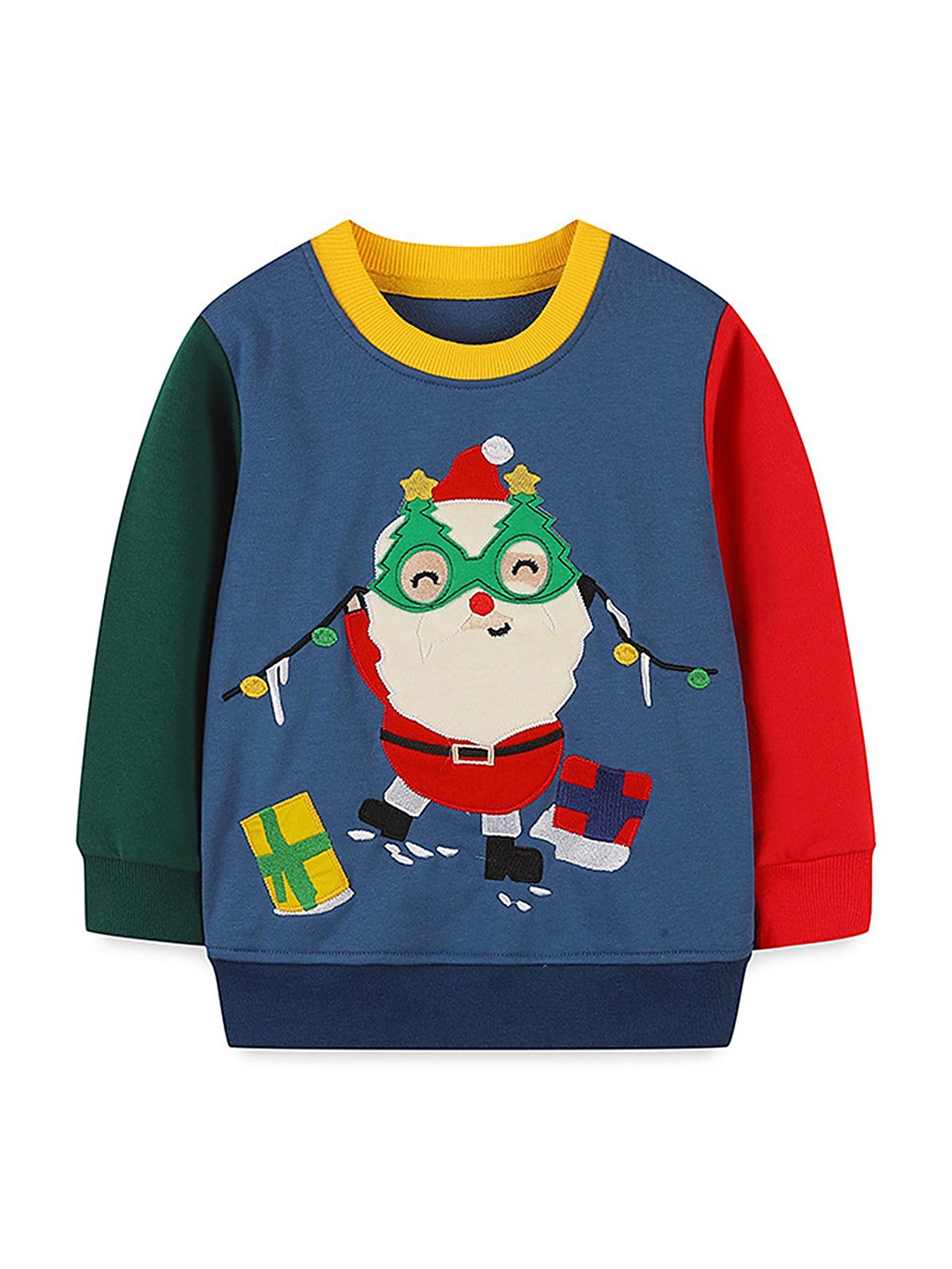 

LULU & SKY Boys Printed Sweatshirt, Blue