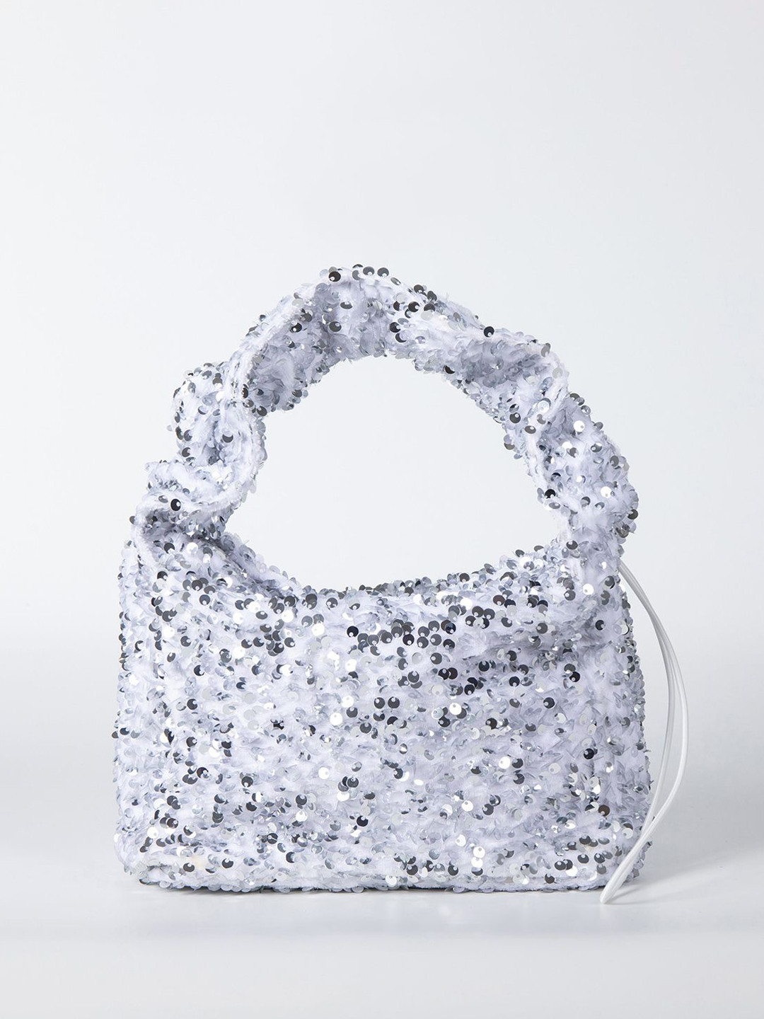 

RAVE Floral Swagger Shoulder Bag, White