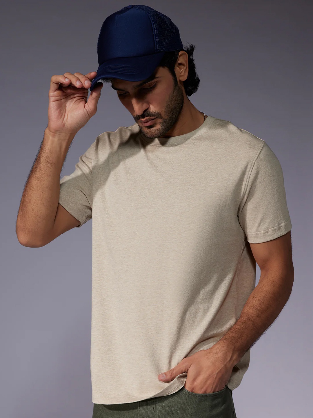 

Bombay Shirt Company Men Pockets T-shirt, Beige