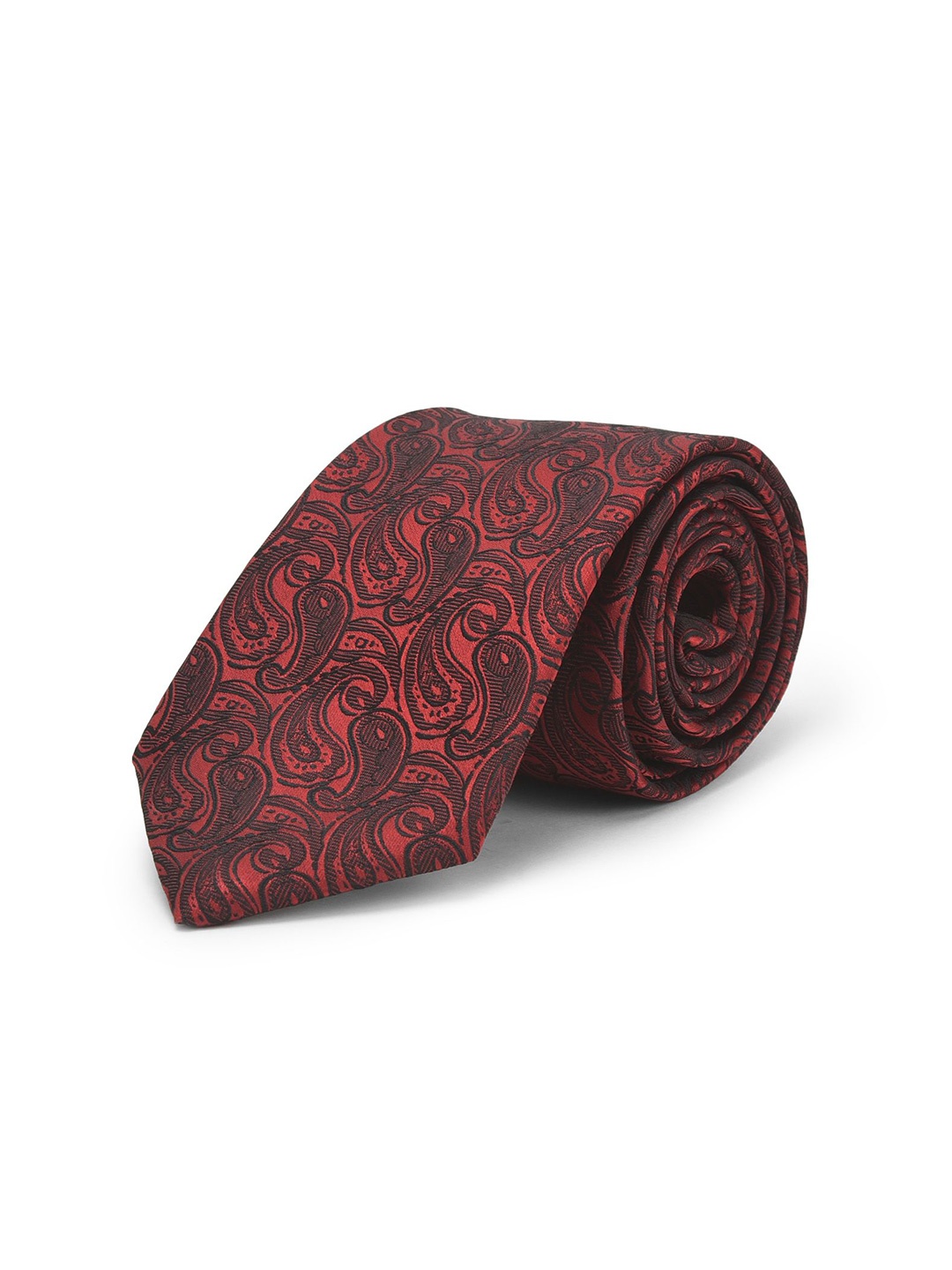 

Cazzano Men Printed Broad Tie, Maroon