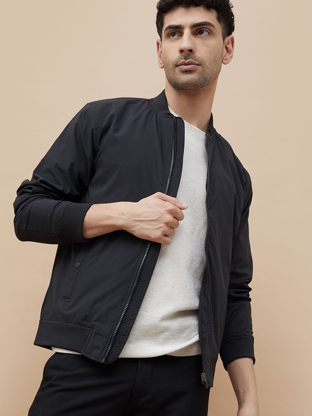 

CODE by Lifestyle Men Bomber Jacket, Black