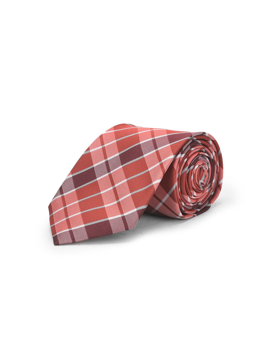 

Cazzano Men Checked Broad Tie, Pink