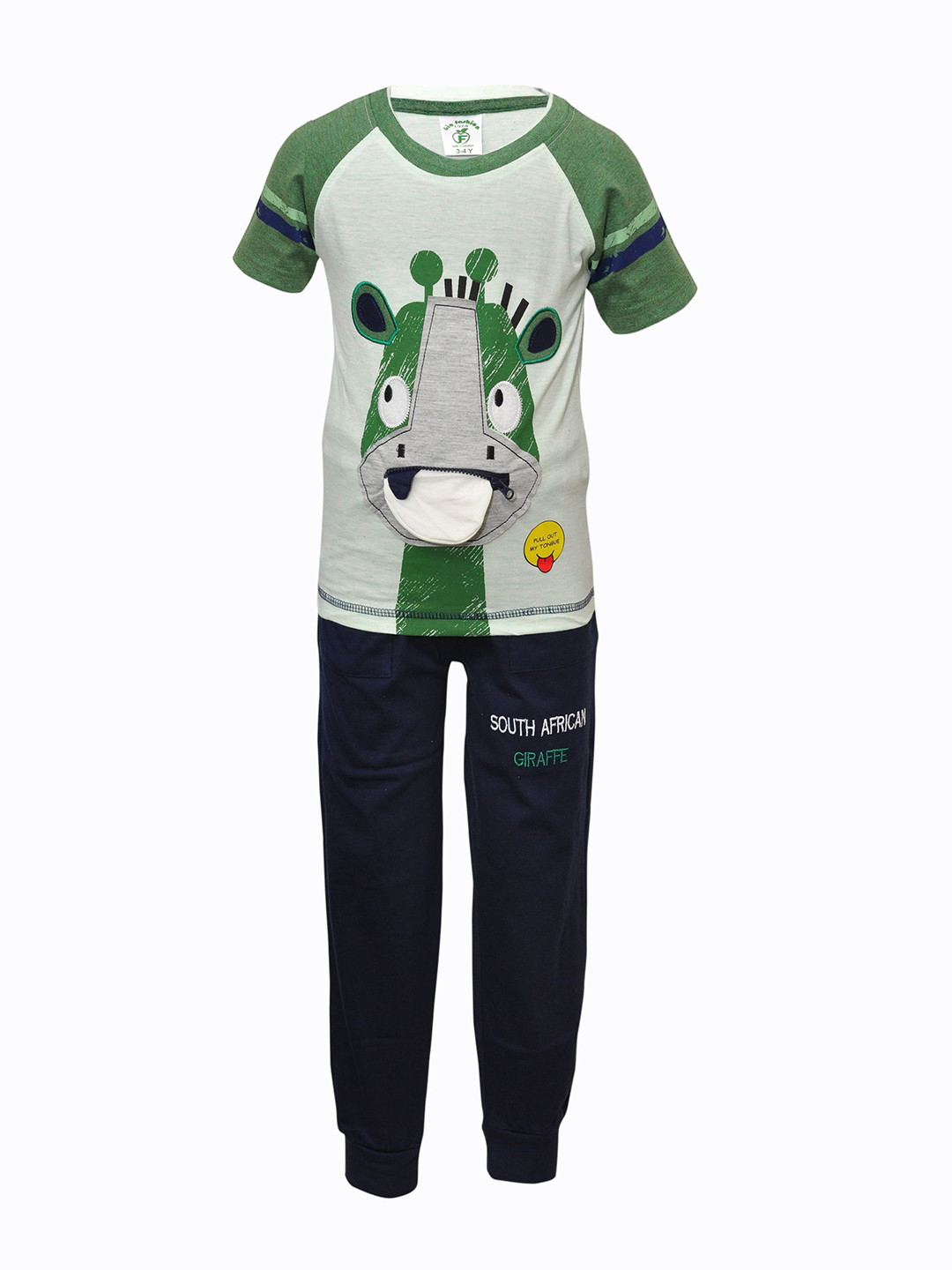 

BAESD Boys T-shirt With Trousers Set, Green