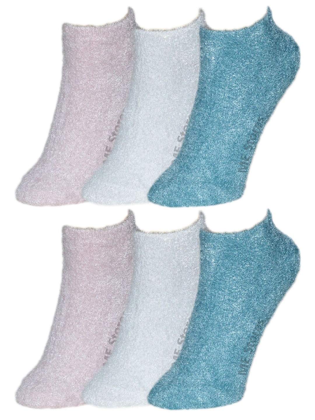 

BAESD Women Pack Of 6 Ankle Length Socks, Blue