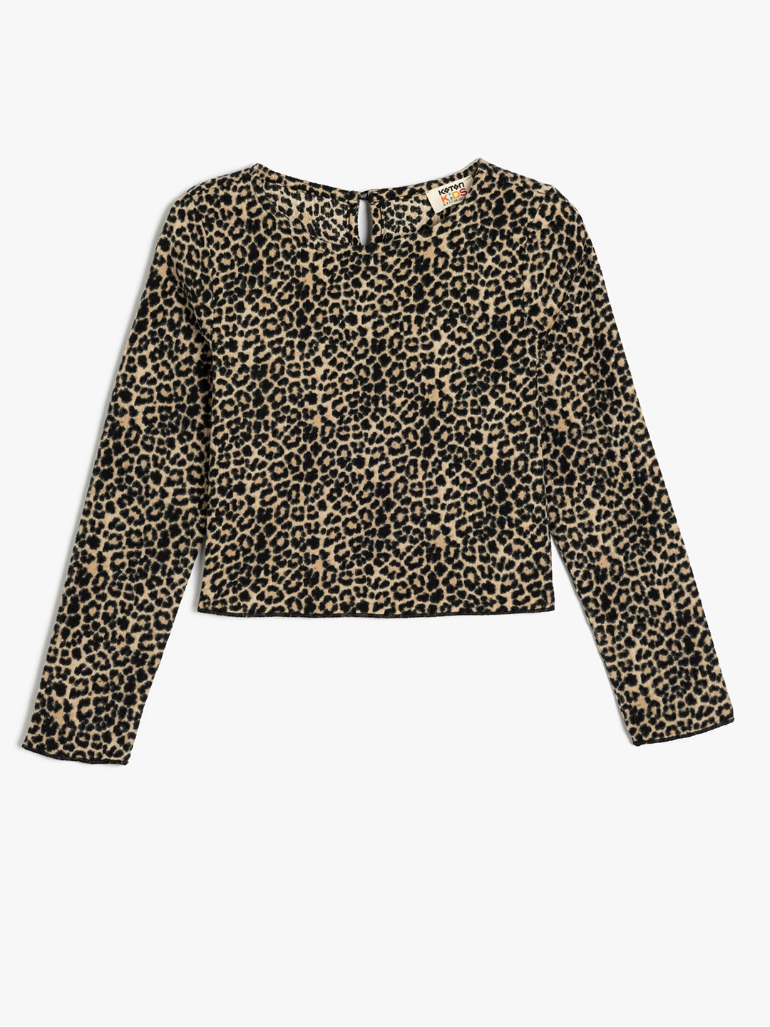 

Koton Girls Animal Printed Top, Beige