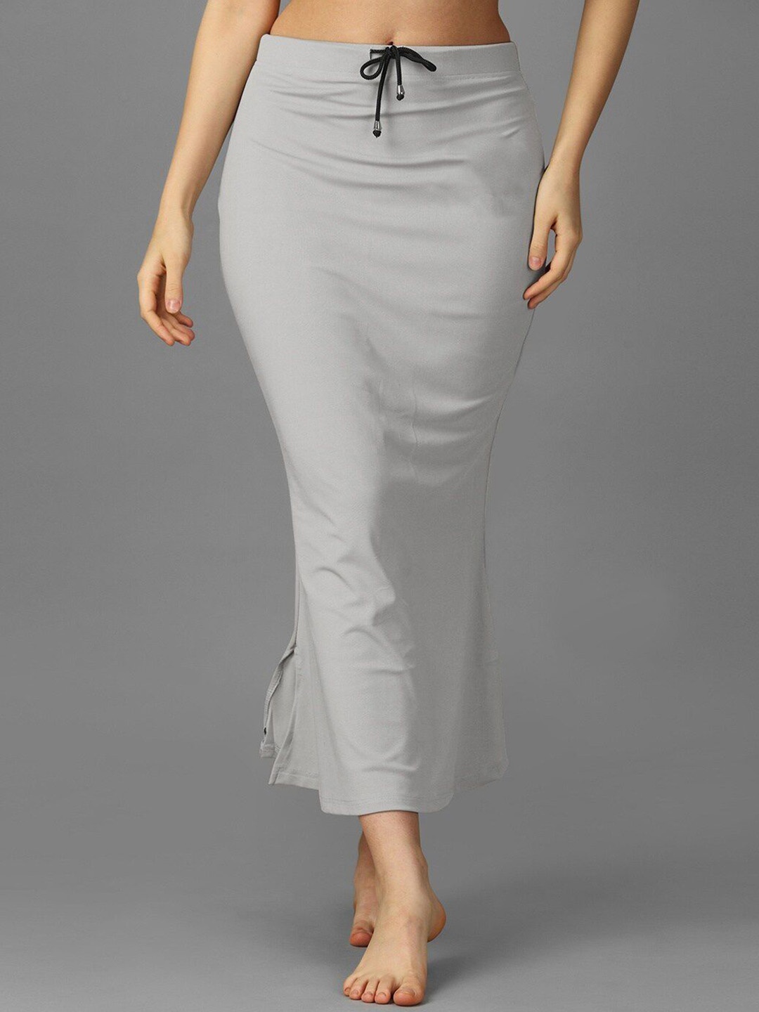 

IndianRang Women Mid-Rise Tummy & Thigh Shapewear, Silver