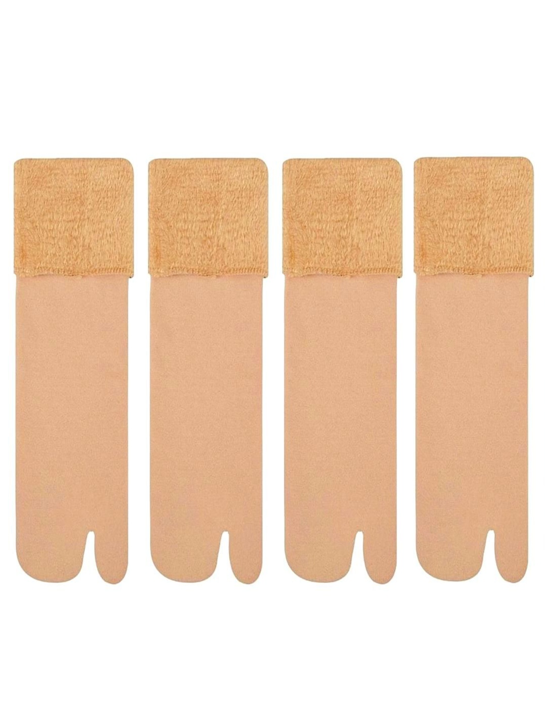 

Brauch Women Pack Of 4 Above Ankle-Length Thermal Socks, Beige