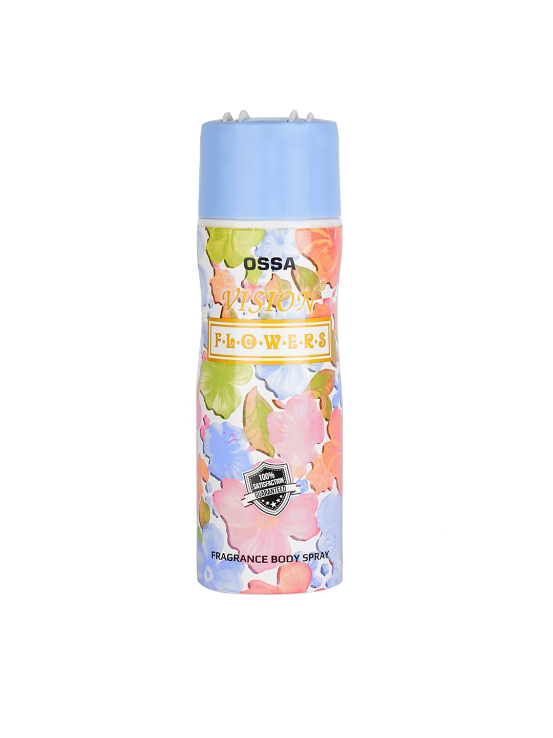 

Ossa Vision Flower Long Lasting Odour Control Body Spray Deodorant - 200 ml, Blue