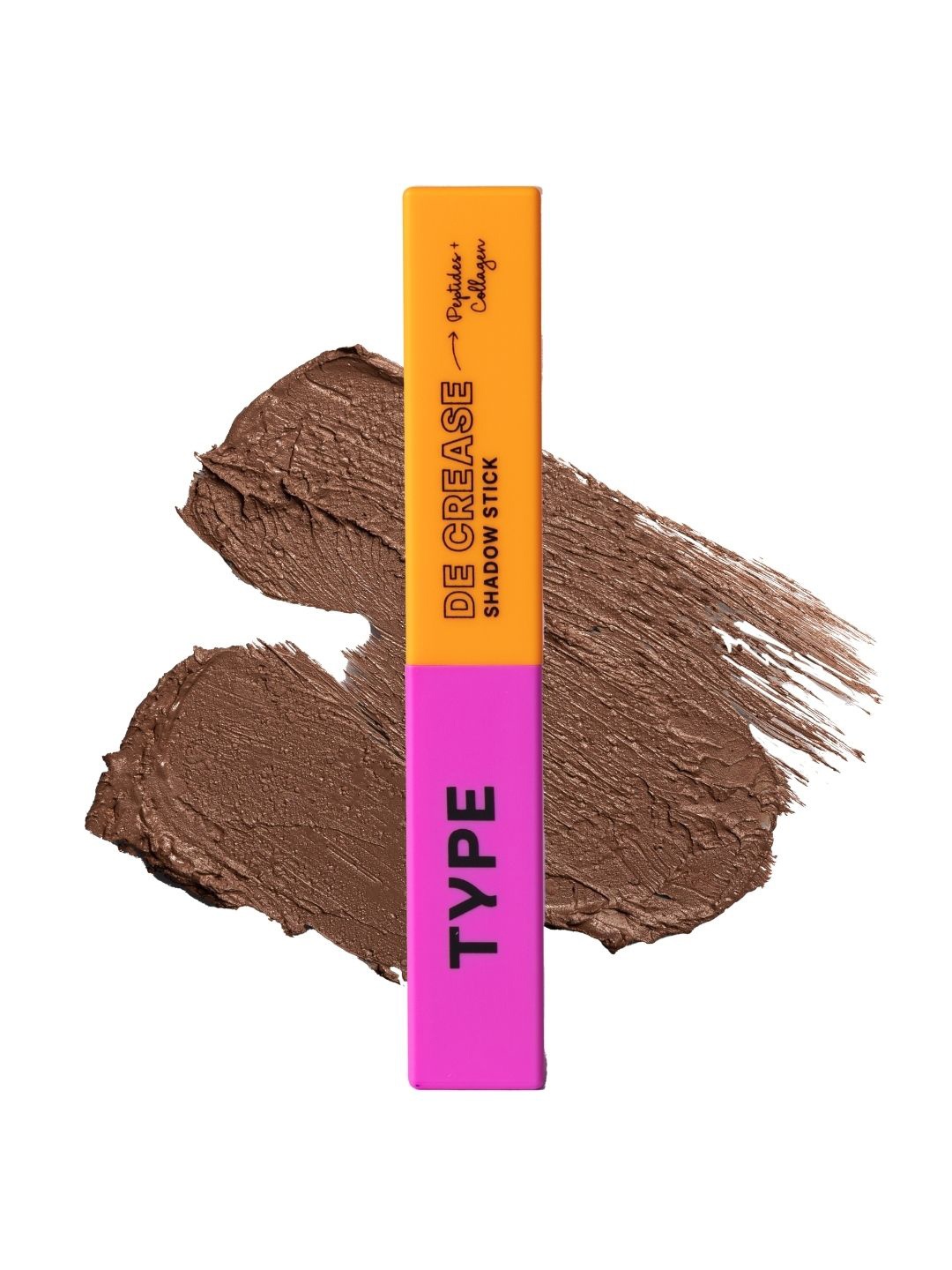 

TYPE BEAUTY INC De Crease Shadow Stick With Peptides & Collagen- 2.5 g- Chocolate Cake 706, Brown