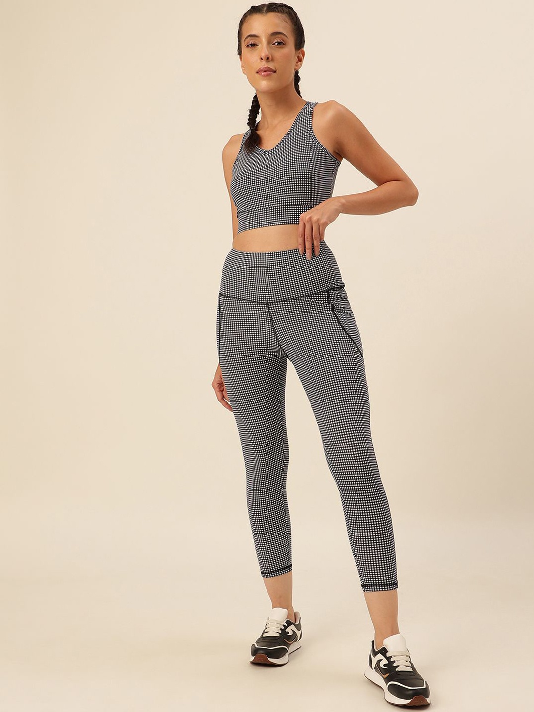 

CUKOO Women Sleeveless Rapid-Dry Tracksuits, Black