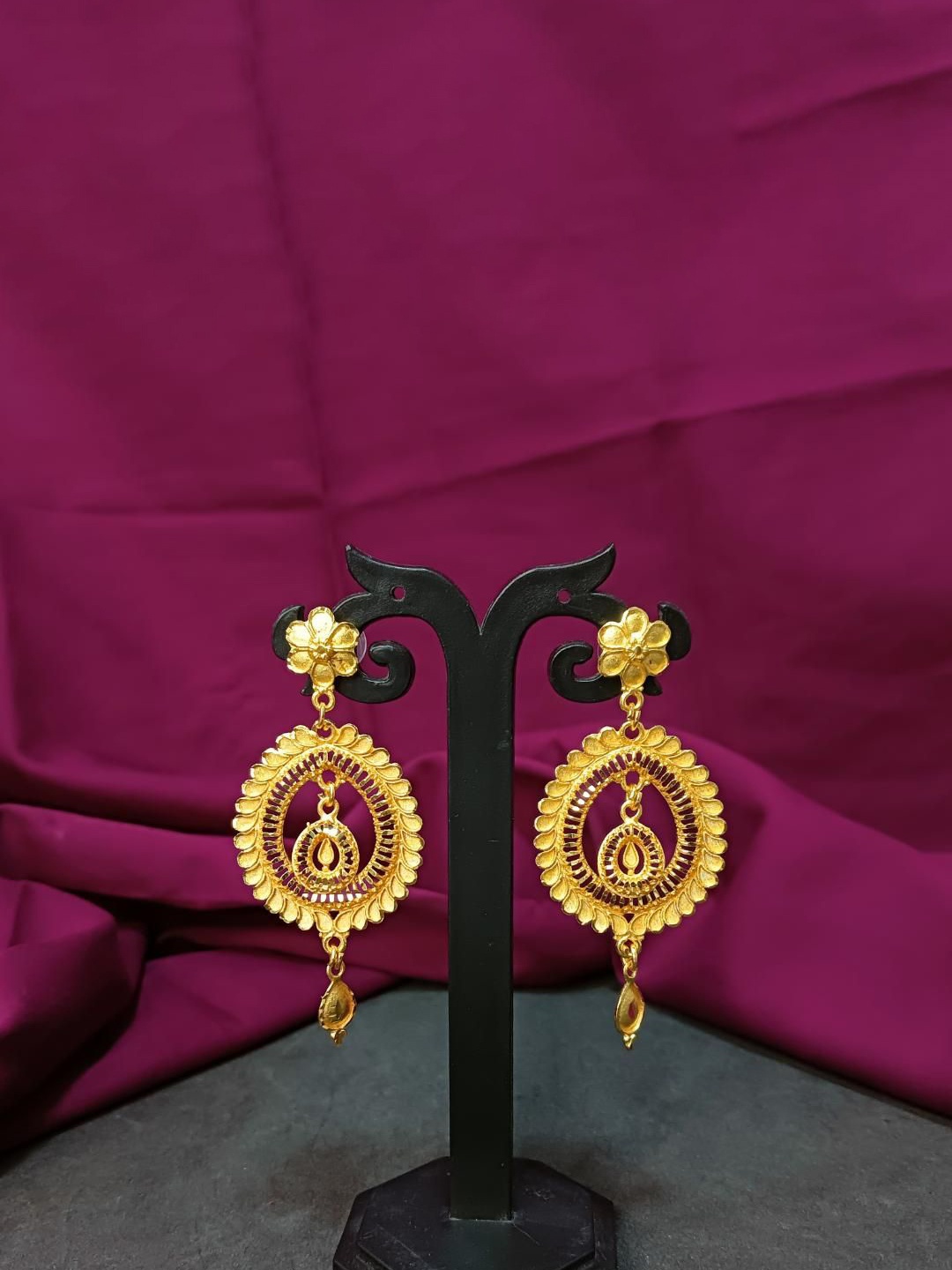 

Efulgenz Gold-Plated Dome Shaped Jhumkas