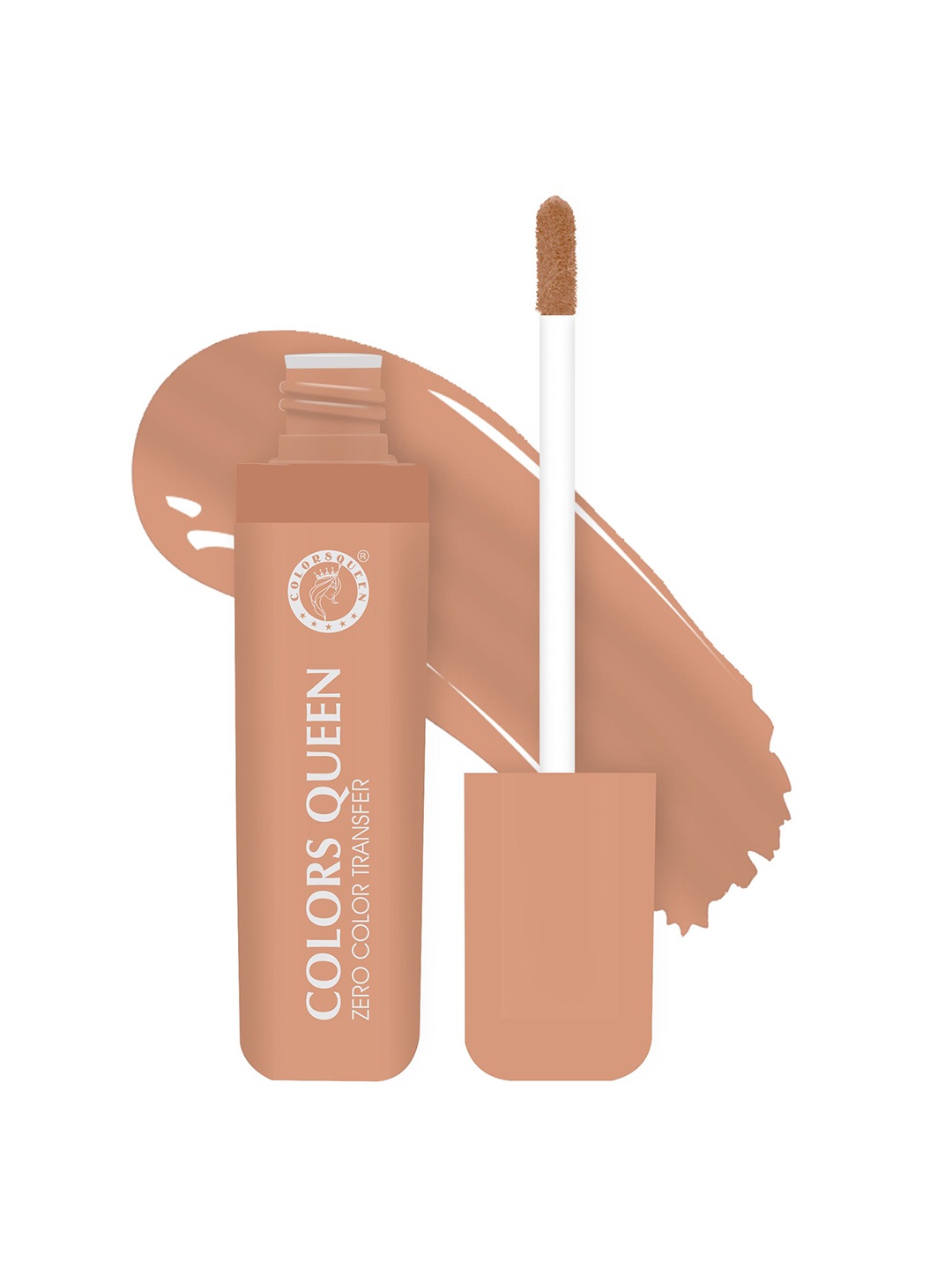 

Colors Queen Zero Color Transfer Liquid Lipstick - 8 g - Shade -NTG -25 -21, Nude