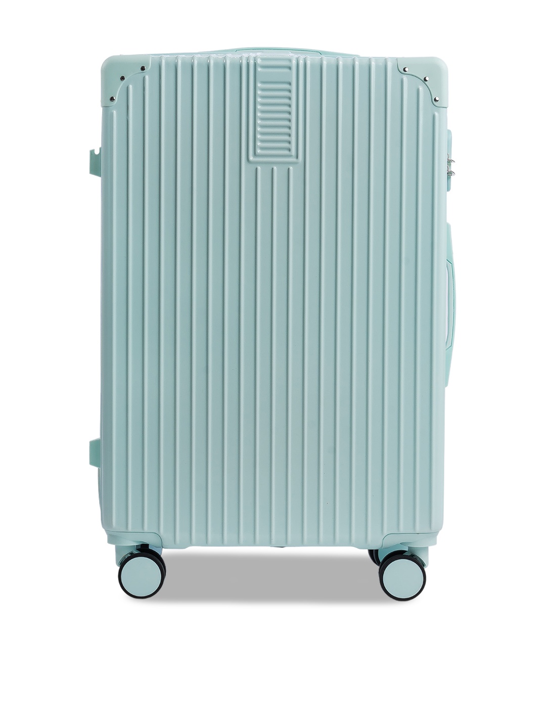 

PYB Hard Sided Cabin Trolly Suitcase, Turquoise blue