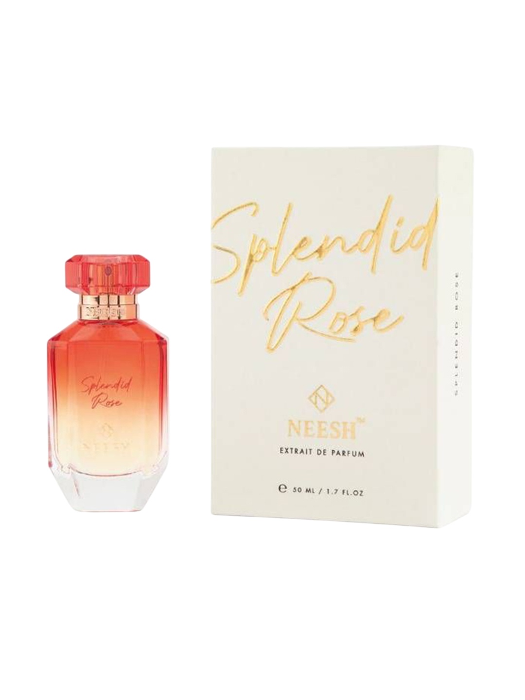 

NEESH Men Splendid Rose Long Lasting Extrait De Parfum - 50 ml, White