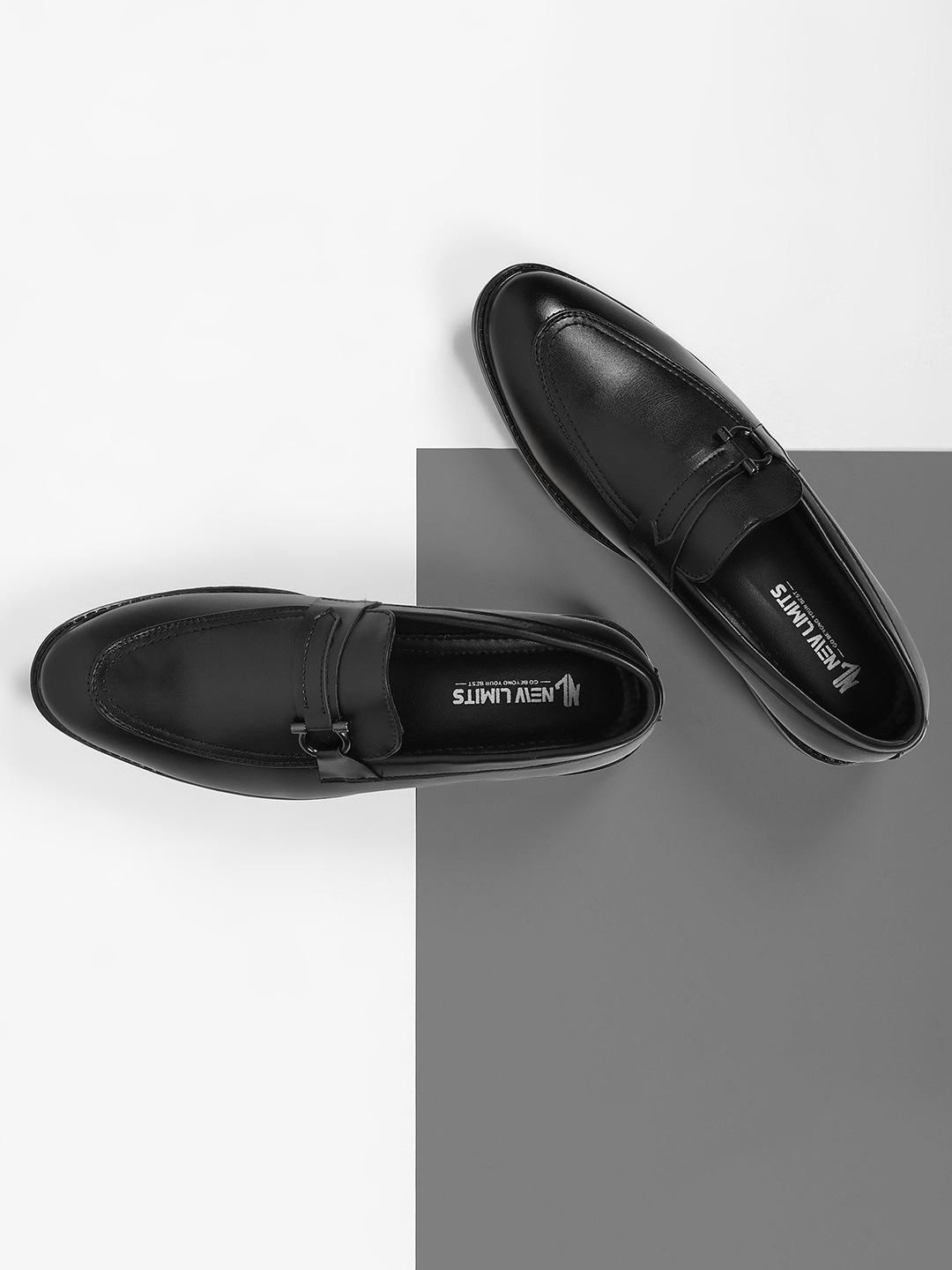 

NEW LIMITS Men Loafers, Black