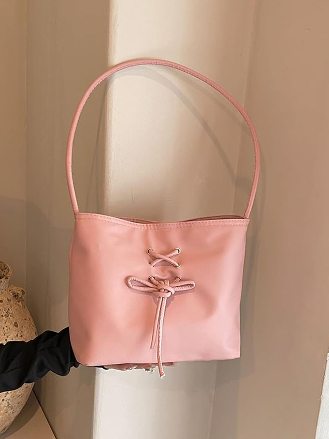 

StyleCast Pink Structured Handheld Bag