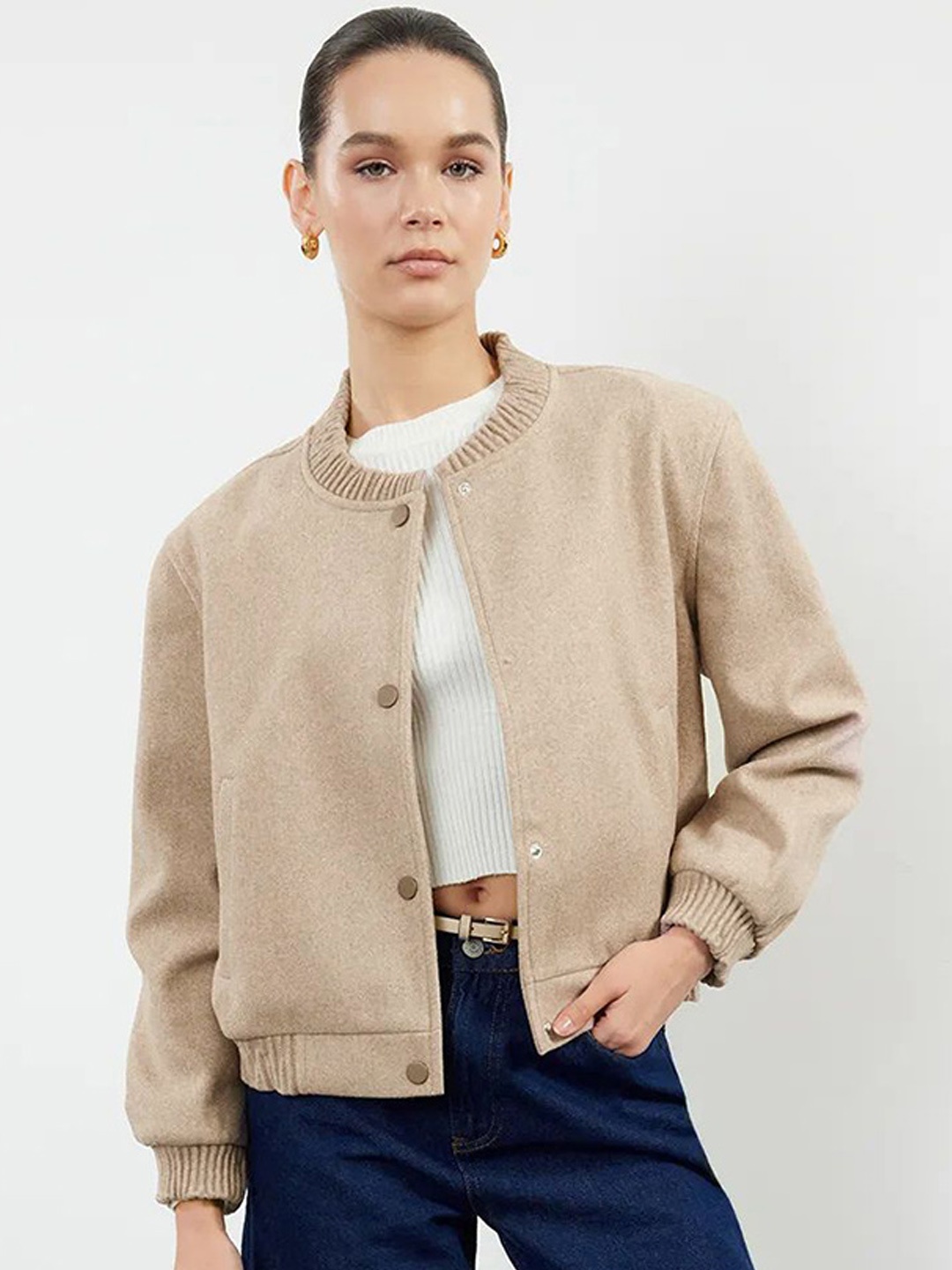 

Trendyol Bomber Jacket, Beige