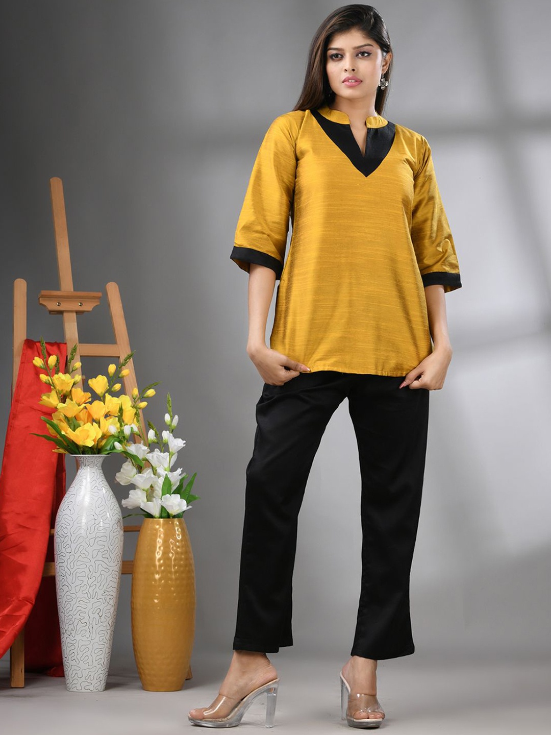 

Charukriti Women Co-Ords, Yellow