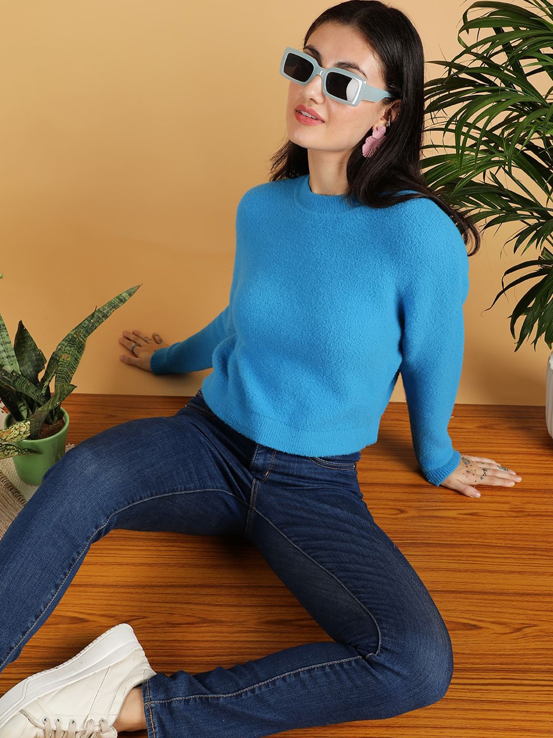 

Kotty Women Cotton Pullover, Blue