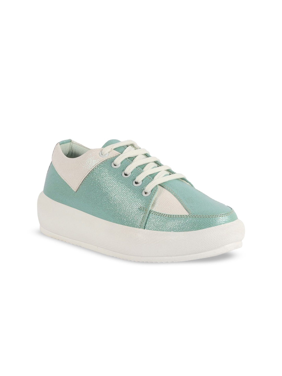 

FAUSTO Women Colourblocked Sneakers, Green