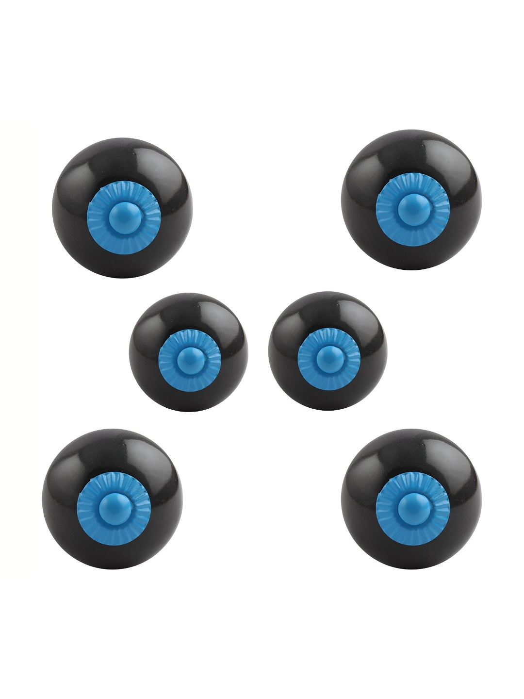 

Indianshelf 6-Pcs Black Ceramic Knobs