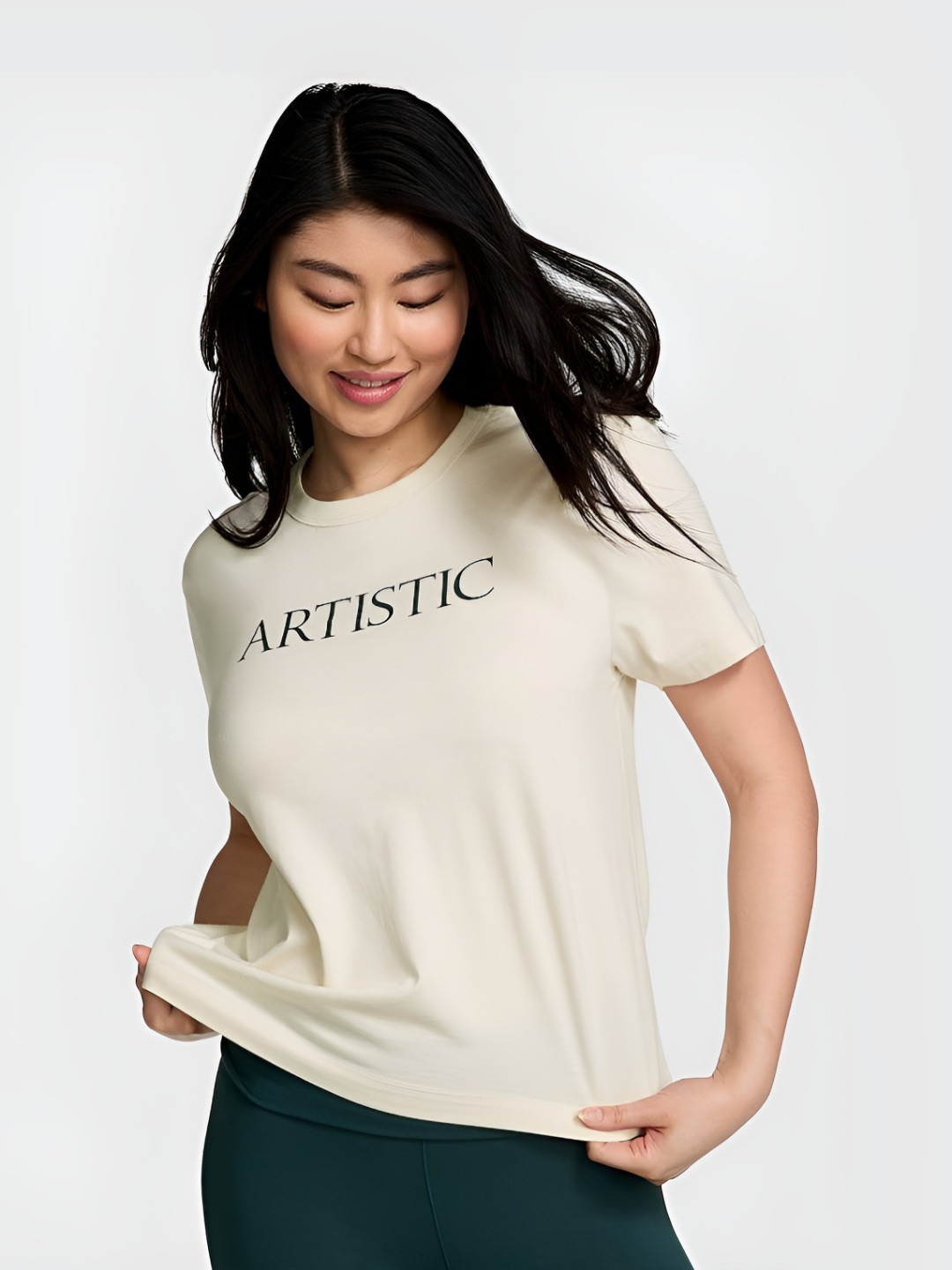 

Victoria's Secret Women Typography Extended Sleeves T-shirt, White