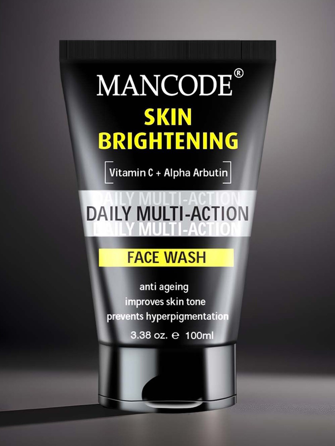

MANCODE Set Of 3 Skin Brightening Face Wash With Vitamin C & Alpha Arbutin - 100 ml Each, White