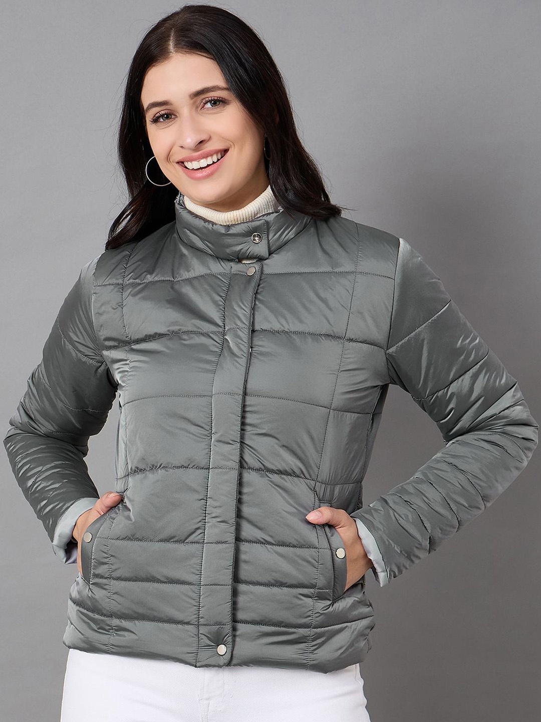 

Club York Lightweight Puffer Jacket, Grey